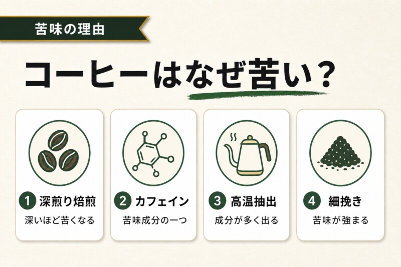 コーヒーはなぜ苦いのか