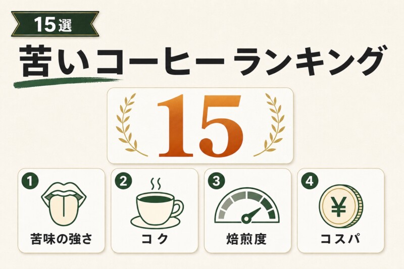 苦いコーヒーのおすすめ人気ランキング15選
