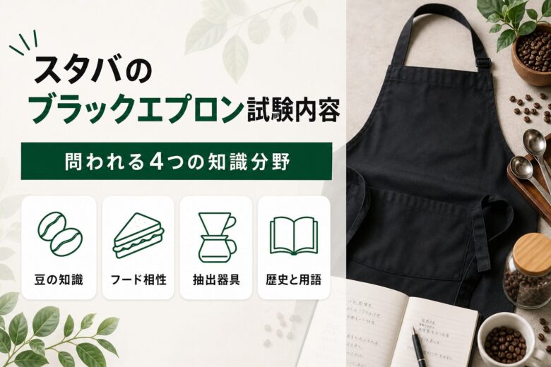 スタバのブラックエプロン試験内容