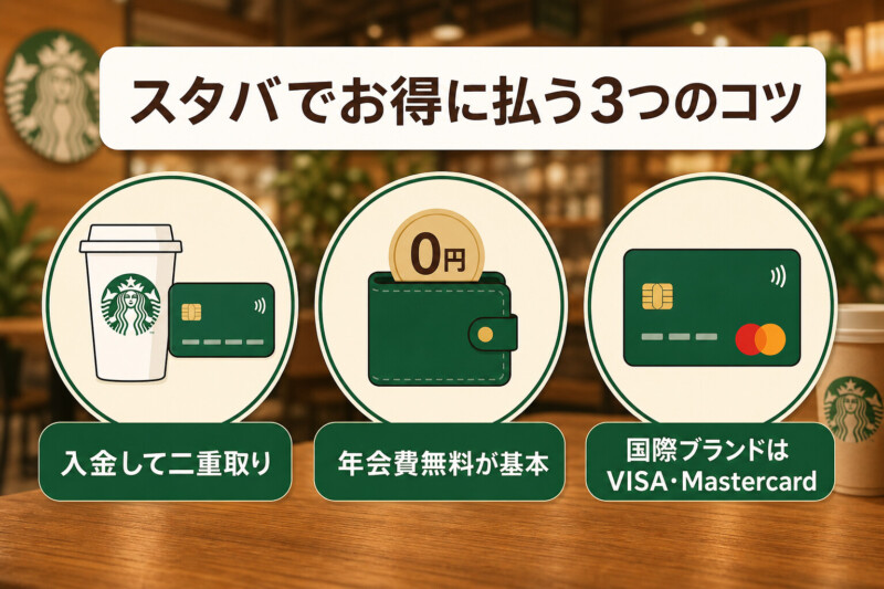 スタバでお得に払う3つのコツ