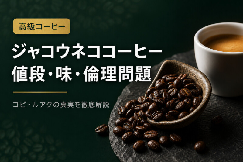 ジャコウネココーヒー 値段 味 倫理問題 アイキャッチ