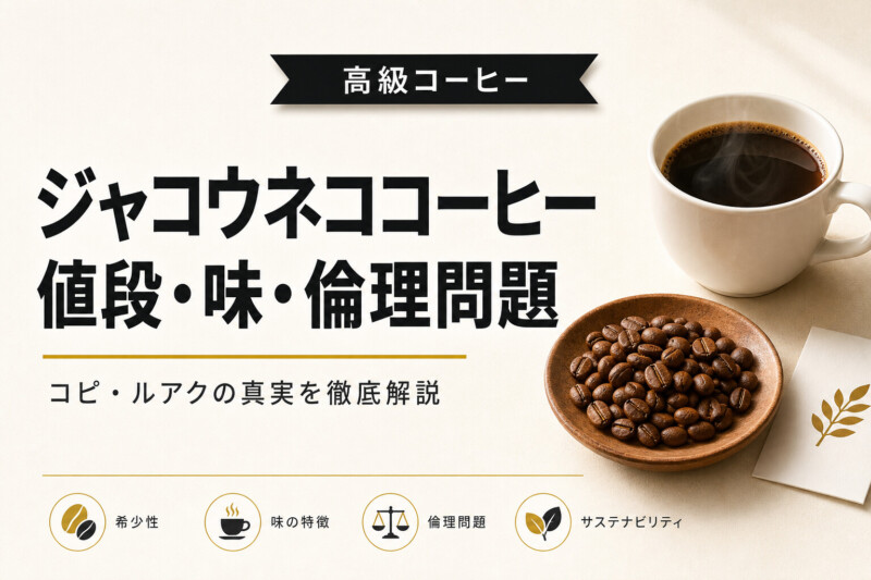 ジャコウネココーヒーの値段味倫理ガイド