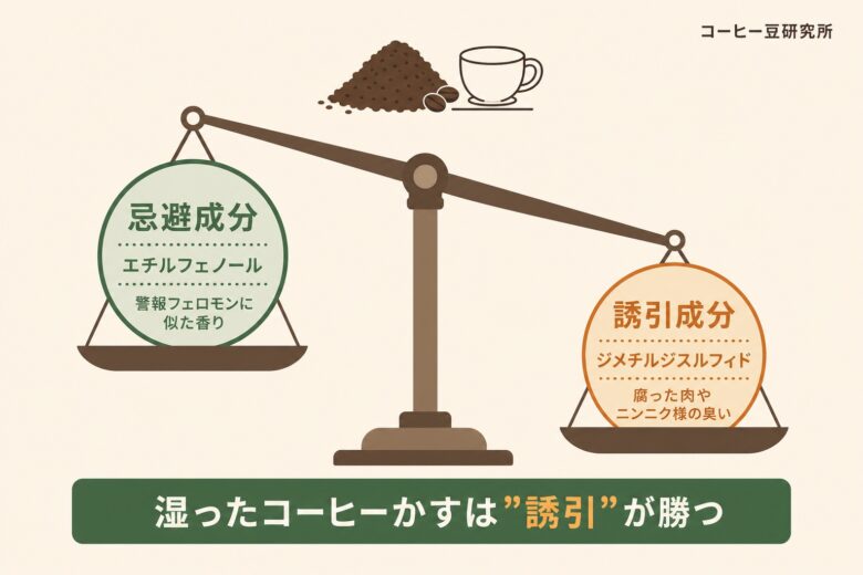 コーヒーかすはゴキブリに効くのか
