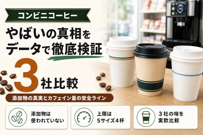 コンビニコーヒー やばい アイキャッチ