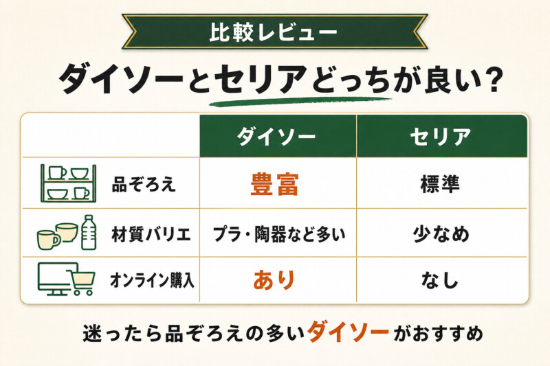 【比較レビュー】ダイソーとセリアのコーヒードリッパーはどちらが良い?