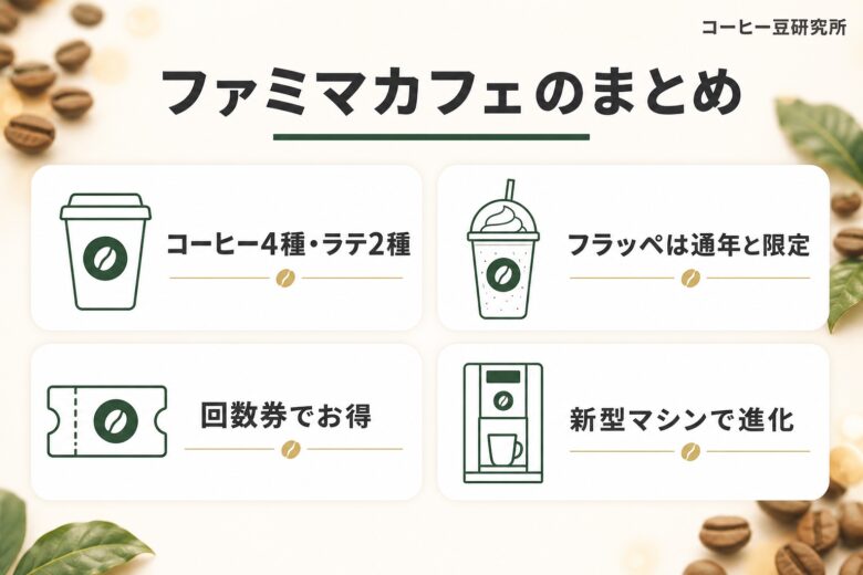 ファミマカフェ まとめ