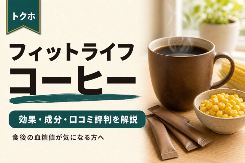 フィットライフコーヒーの効果・成分・口コミ評判