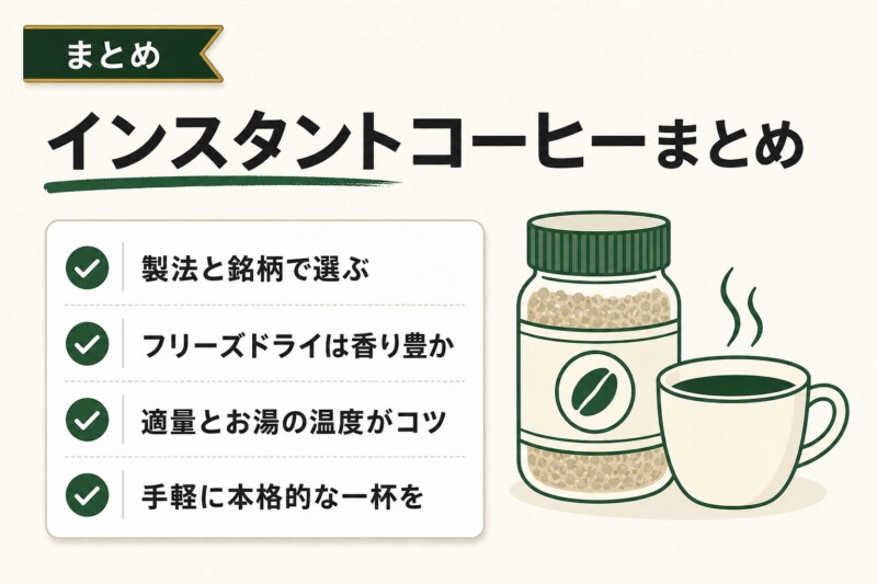 めちゃくちゃ美味しいインスタントコーヒーまとめ