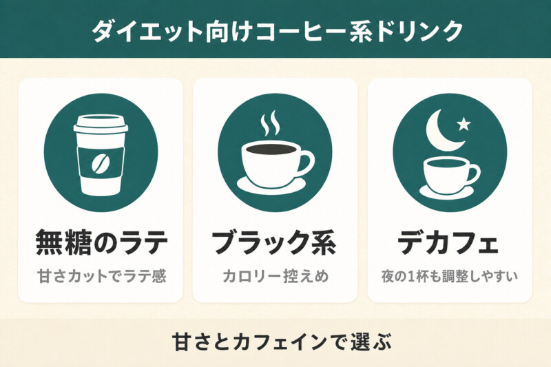 ダイエット向けコーヒー系ドリンク