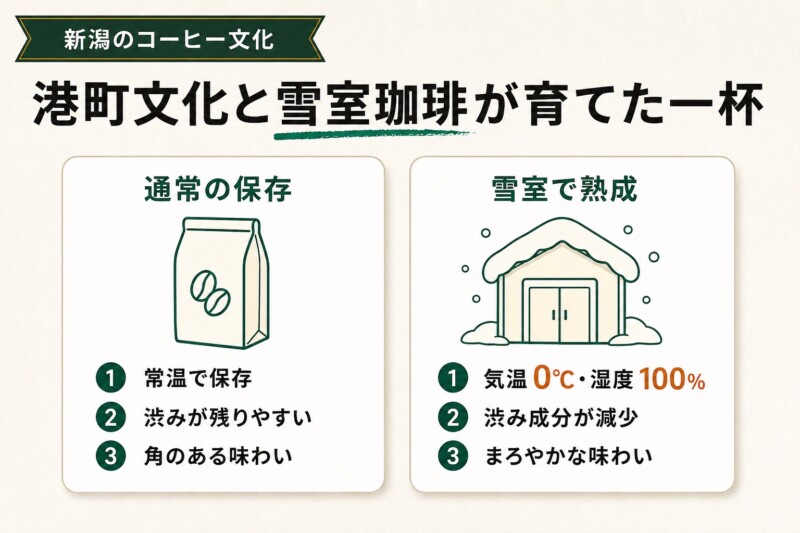 新潟のコーヒー文化と雪室珈琲