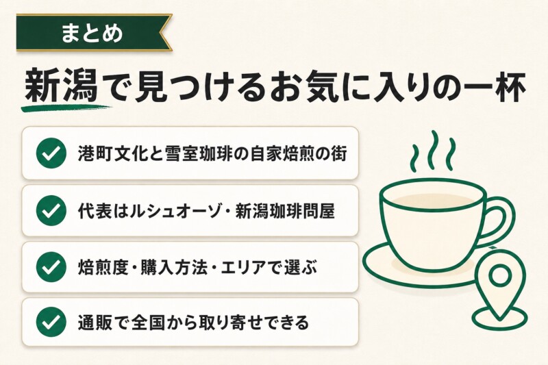 新潟でお気に入りの一杯を見つけよう