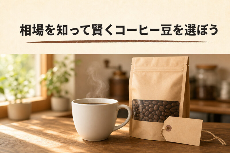 相場を知って賢くコーヒー豆を選ぼう
