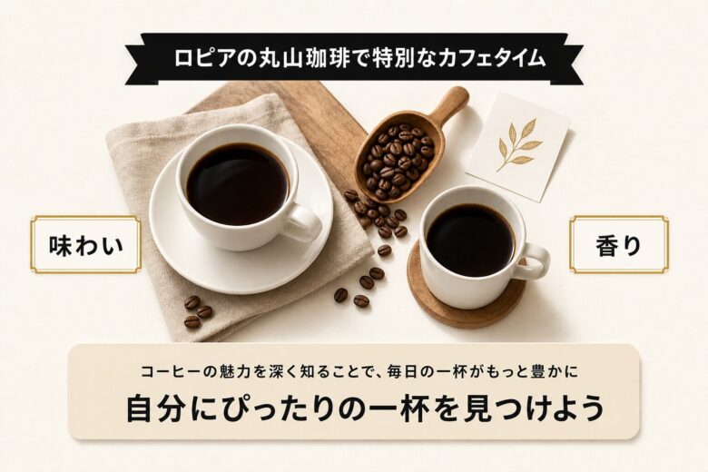 ロピアの丸山珈琲で特別なカフェタイムを楽しむまとめ