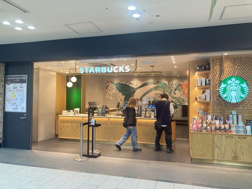 スタバ 小田急百貨店SHINJUKU DELISH PARK店