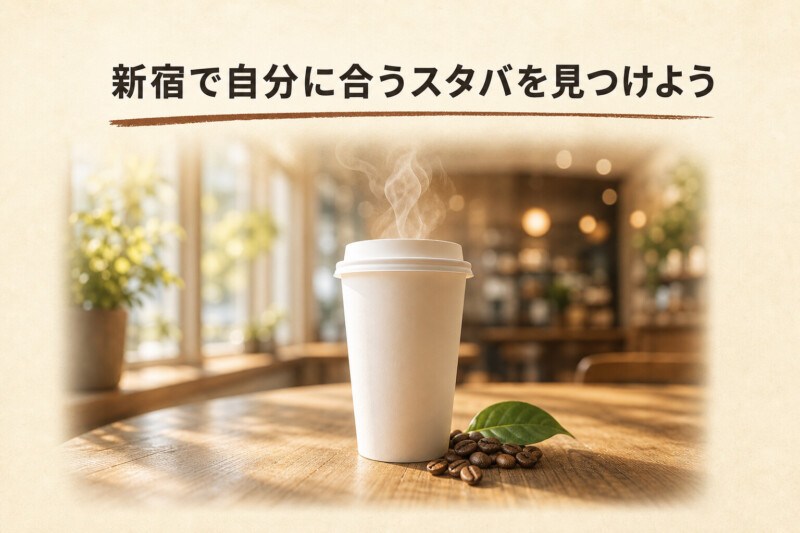 新宿で自分に合うスタバを見つけよう