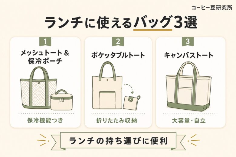 スタバで買えるランチバッグ3選 図解