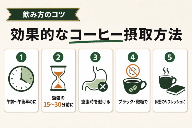 効果的なコーヒー摂取方法