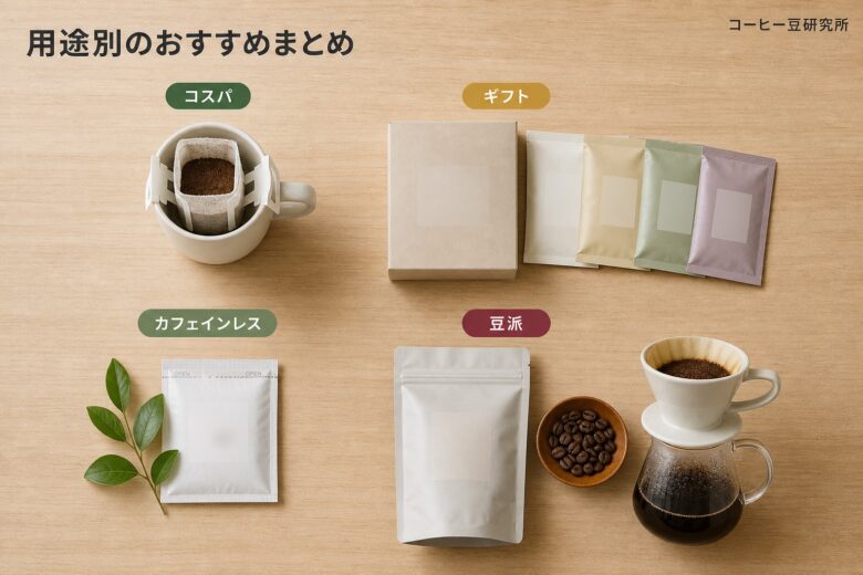 スーパー ドリップコーヒー 用途別おすすめまとめ
