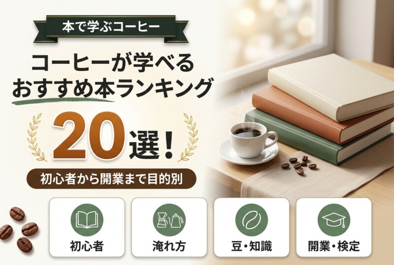 コーヒーが学べるおすすめ本ランキング