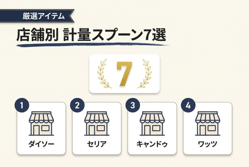 店舗別コーヒー計量スプーン7選