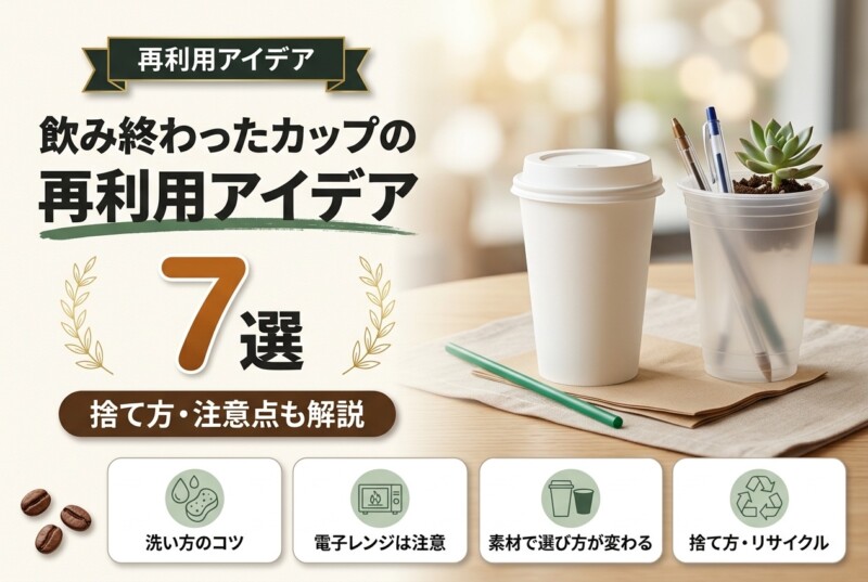 スタバカップの再利用アイデア7選