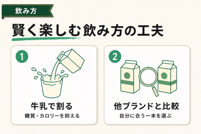 雪印コーヒー牛乳を賢く楽しむ飲み方の工夫