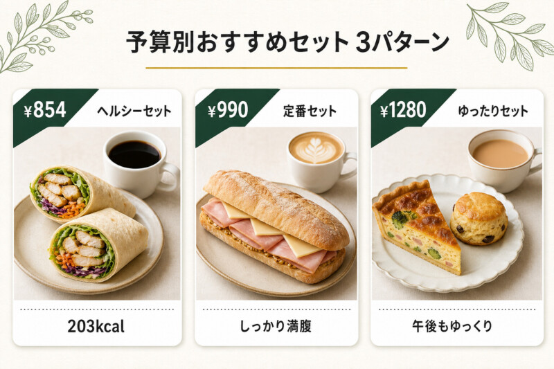 スタバのランチ予算別おすすめセット3パターン