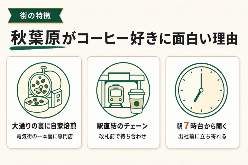 秋葉原がコーヒー好きにとって面白い理由