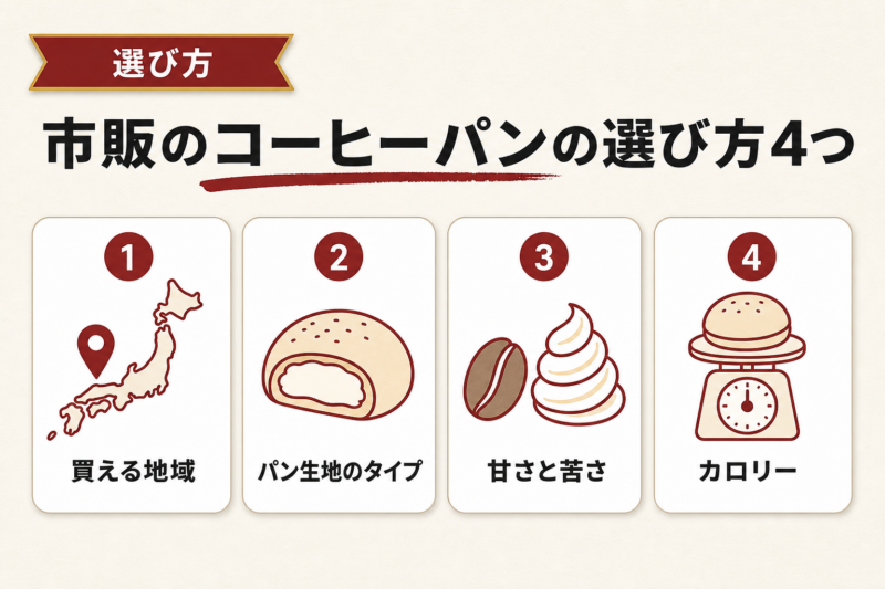 市販のコーヒーパンの選び方4つ