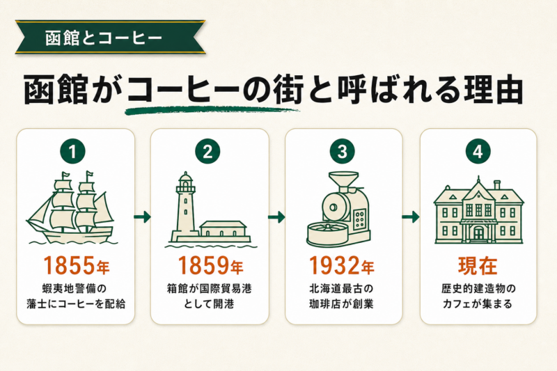 函館がコーヒーの街と呼ばれる理由