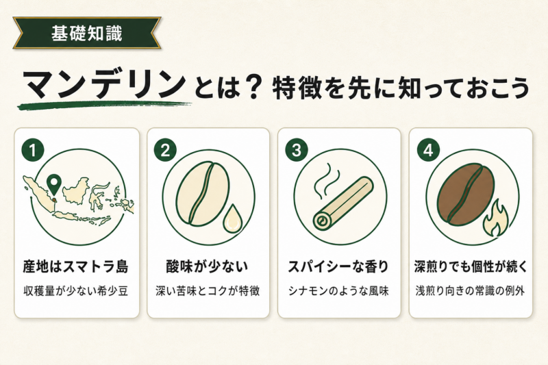 マンデリンとは？特徴