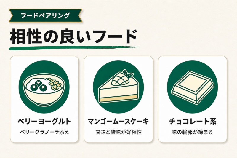 カティカティブレンドと相性の良いフード