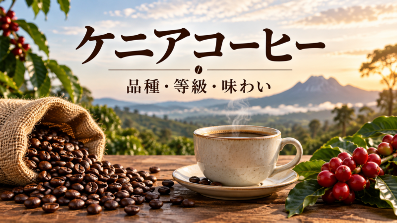 ケニアコーヒー 品種・等級・味わい アイキャッチ