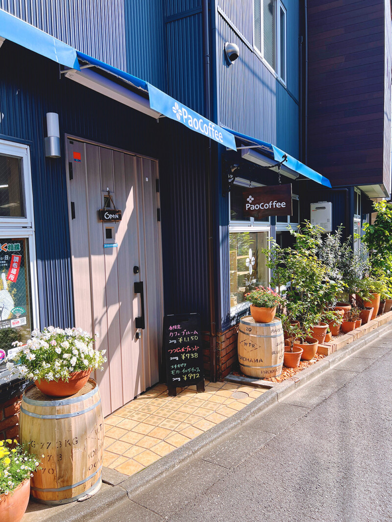 パオコーヒーの店舗・販売風景