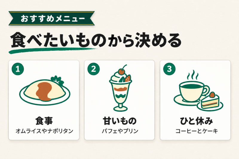 珈琲西武のおすすめメニューを紹介