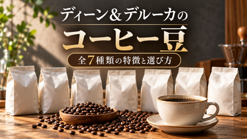 ディーン＆デルーカの コーヒー豆 全7種類の特徴と選び方 アイキャッチ