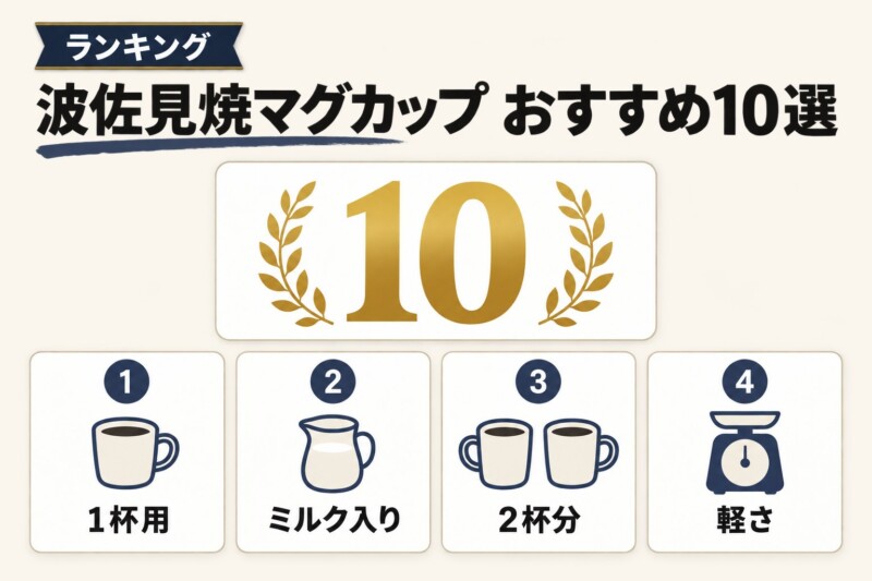 波佐見焼マグカップおすすめランキング10選