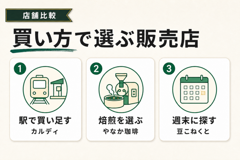 武蔵小杉のコーヒー豆おすすめ販売店5選
