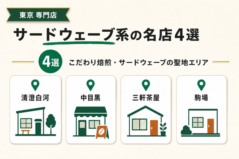 清澄白河・中目黒・三軒茶屋・駒場エリアの名店4選
