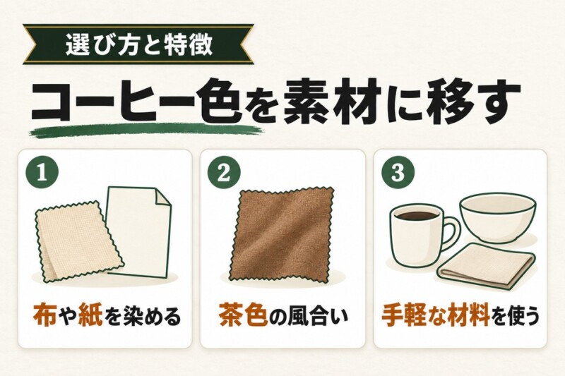コーヒー染めとは？