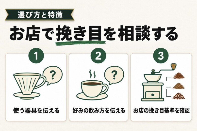 カルディコーヒー豆のおすすめの粗さと番号