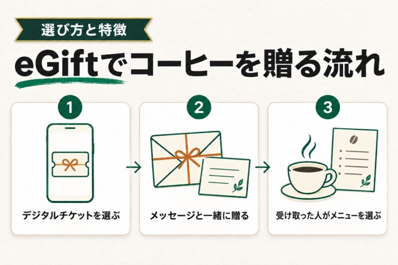 eギフトを贈れば相手がメニューを選べる！スタバのデカフェおすすめ人気3選