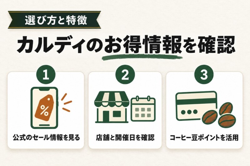 カルディのお得情報