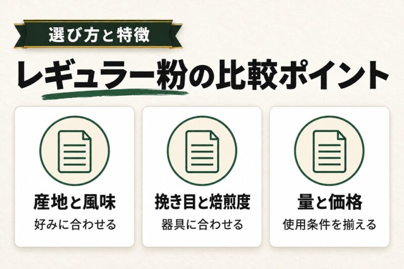 スーパーで買えるレギュラーコーヒー豆おすすめ人気ランキング5選