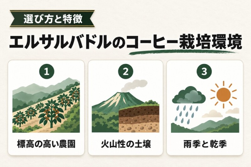 エルサルバドル産コーヒー豆の栽培方法