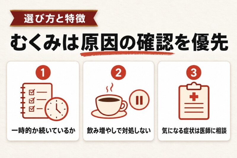 コーヒーはむくみ解消になる