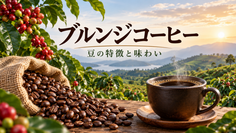 ブルンジコーヒー 豆の特徴と味わい アイキャッチ