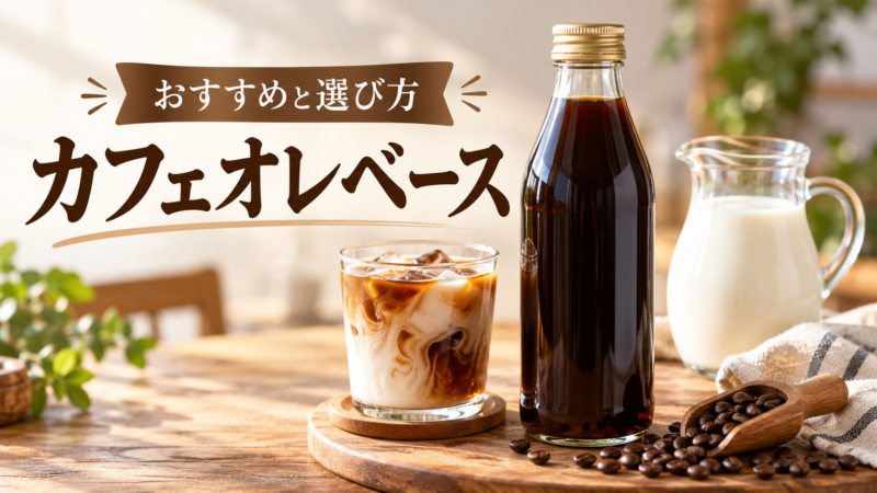 カフェオレベース おすすめと選び方 アイキャッチ