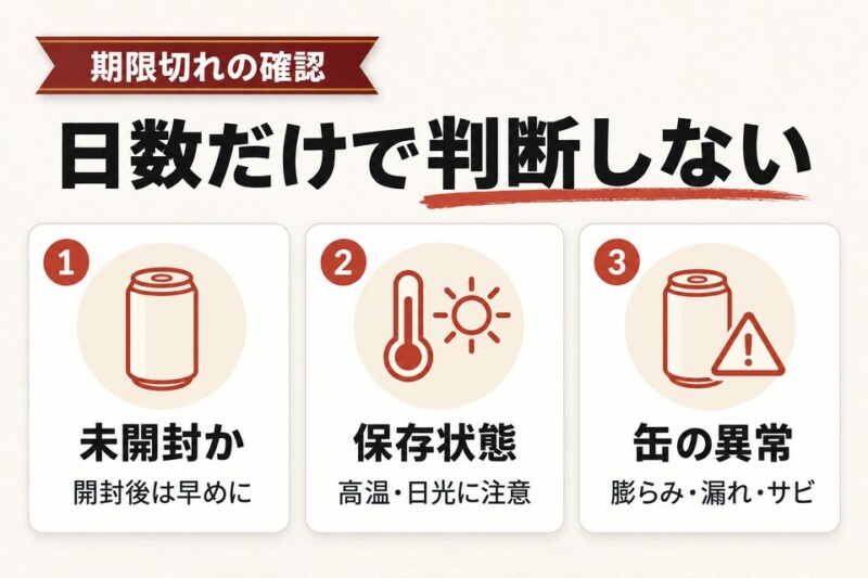賞味期限を半年・1年・2年以上過ぎた缶コーヒーは飲める？