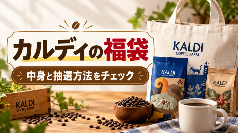 カルディの福袋 中身と抽選方法をチェック アイキャッチ